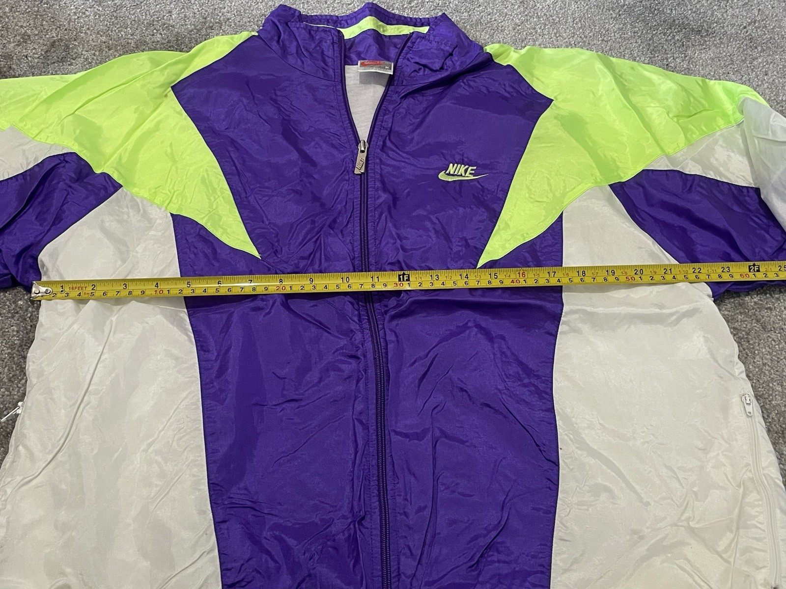 SACAI X NIKE Giacca a vento vintage Nike retrò anni 90 pista full zip taglia media grande