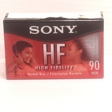 Lot of 2 Sealed Sony High Fidelity HF 90 Min Blank Audio Cassette Tapes C-90HFL