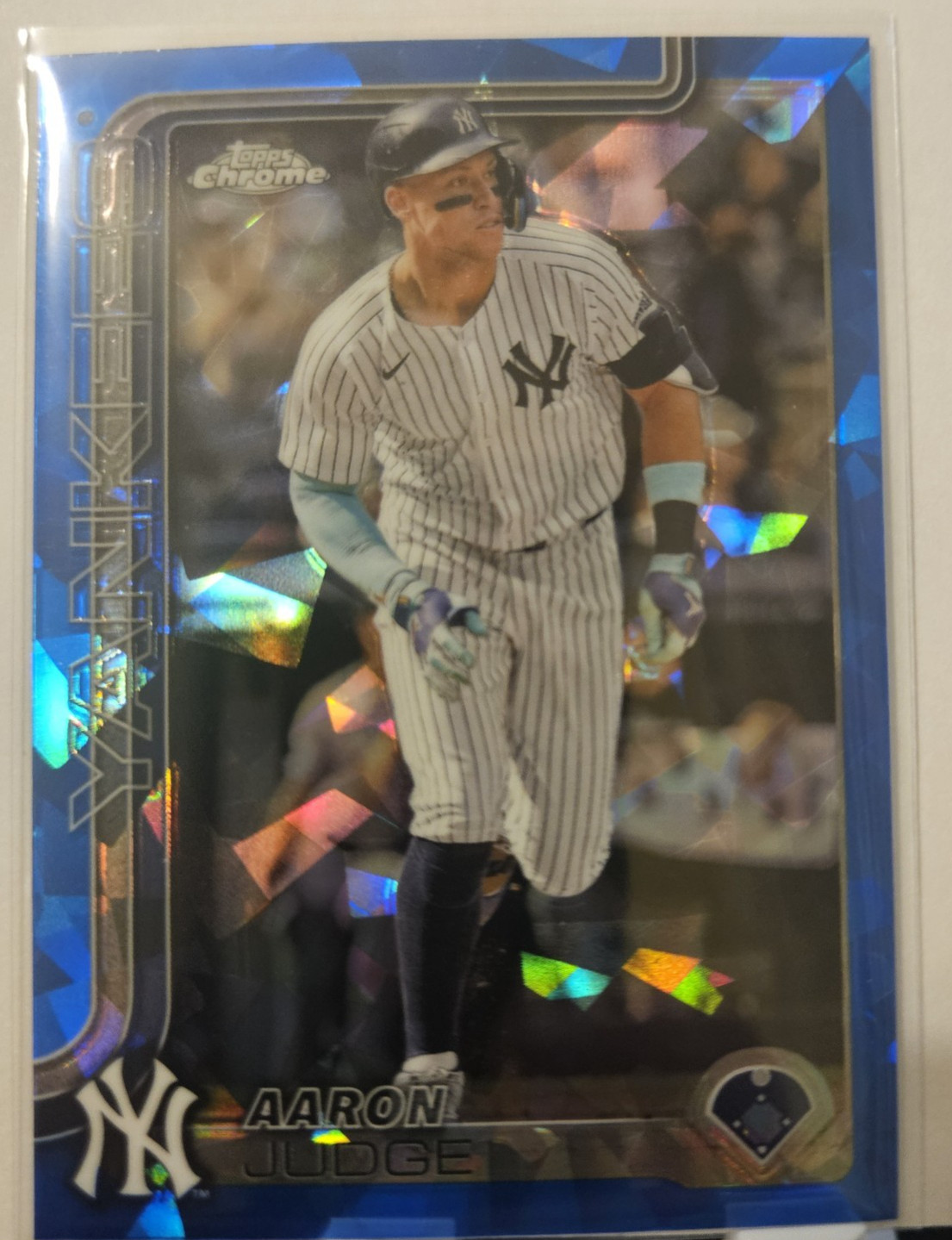 2025 Topps Chrome Sapphire Aaron Judge #99 New York Yankees