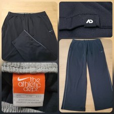 VTG Nike The Athletic Dept Sweatpants Size 2XL Men's YK2 Black Wide-Leg