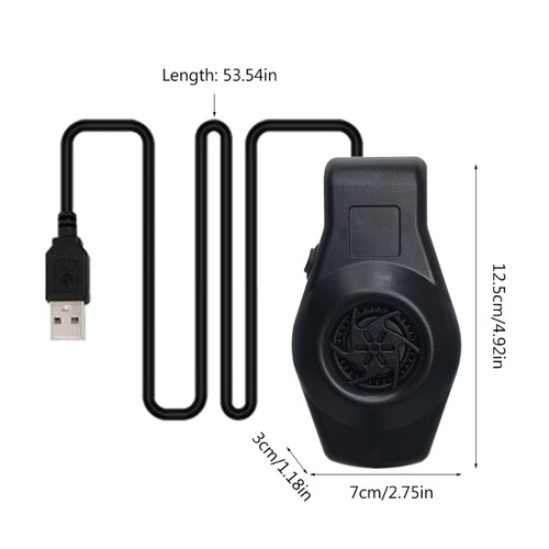 Hangable Aquarium Cooling System Safe Cooling Fan Effect Temperature Controlers - Photo 8/8