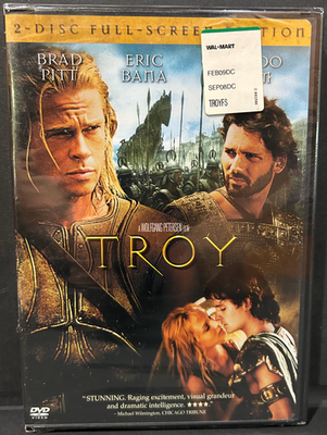 #ad #ad Troy DVD 2005 2 Disc Set Full Frame Brad Pitt Orlando Bloom NEW amp; SEALED $5.99