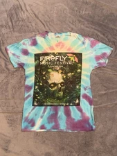 Firefly Music Festival 2018 Tie Dye Concert T-Shirt Small Fruit of the Loom