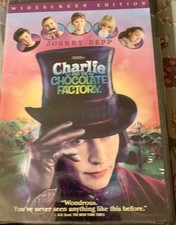 Charlie and the Chocolate Factory (DVD 2005, WideScreen) Johnny Depp, New/Sealed
