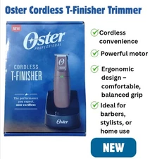 NEW Oster Cordless T-Finisher Trimmer - Professional Hair Clipper