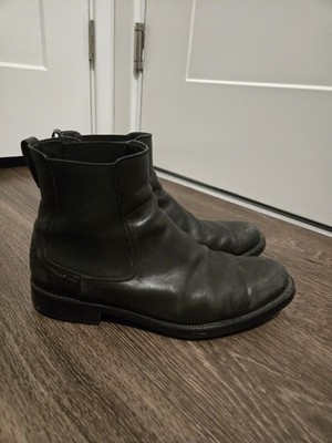 Tod's Black Chelsea Boots Men Sz 8.5 (Fits 9) Made In Italy