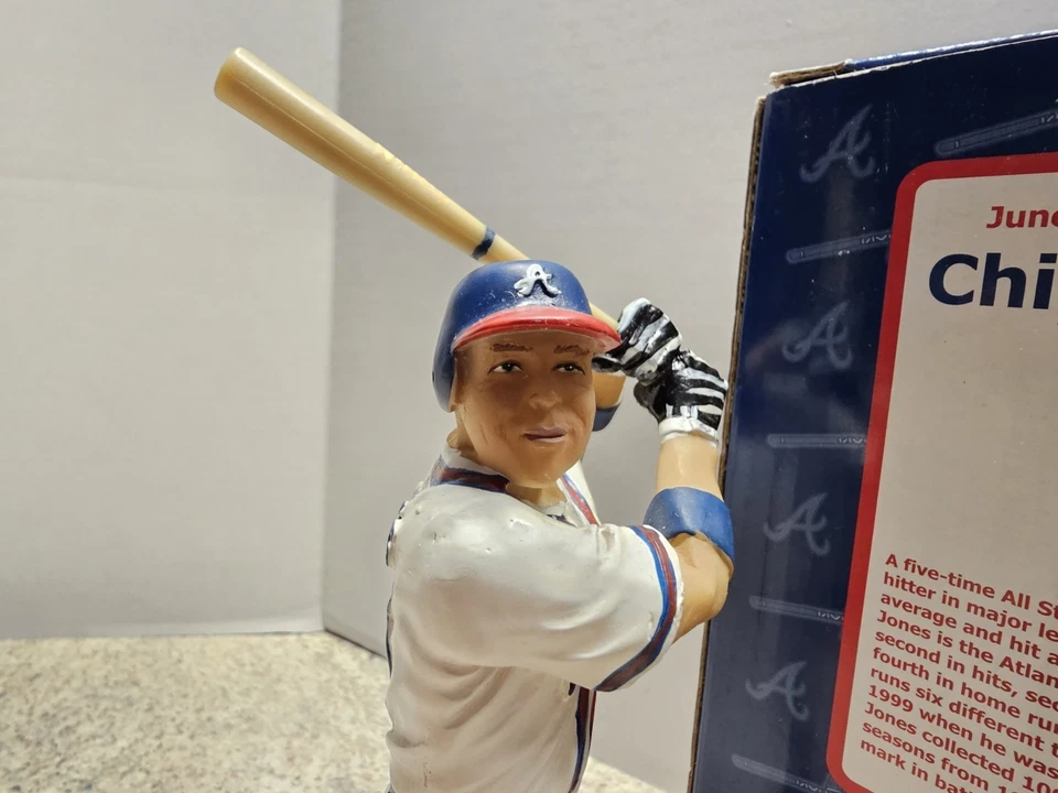 Estatua de jugador de la SGA Chipper Jones Atlanta Braves MLB 2006 #'D Foto 2 de 4
