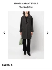 [Size 2] Isabel Marant Etoile Wool Blazer Coat 