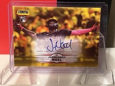 2025 Stadium Club #SCBA-JN Jhonkensy Noel Base Autographs RC Yellow Foil