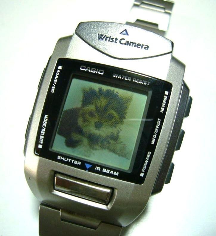★カシオ　カメラ付き　時計　CASIO WQV-1 ウォッチ★ Casio WQV-1 Wrist Camera Watch Digital Rare Tested for sale