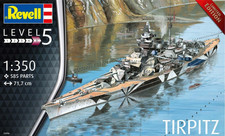 Revell 05096 German Battleship Tirpitz 1:350 ...