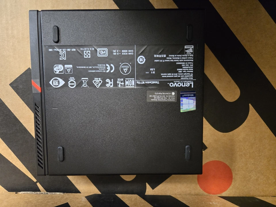 ThinkCentre M715q AMD A10-9700E Win10 Pro 10M3-0006US Tiny  8GB RAM 128GB PCIe - Image 3 of 4