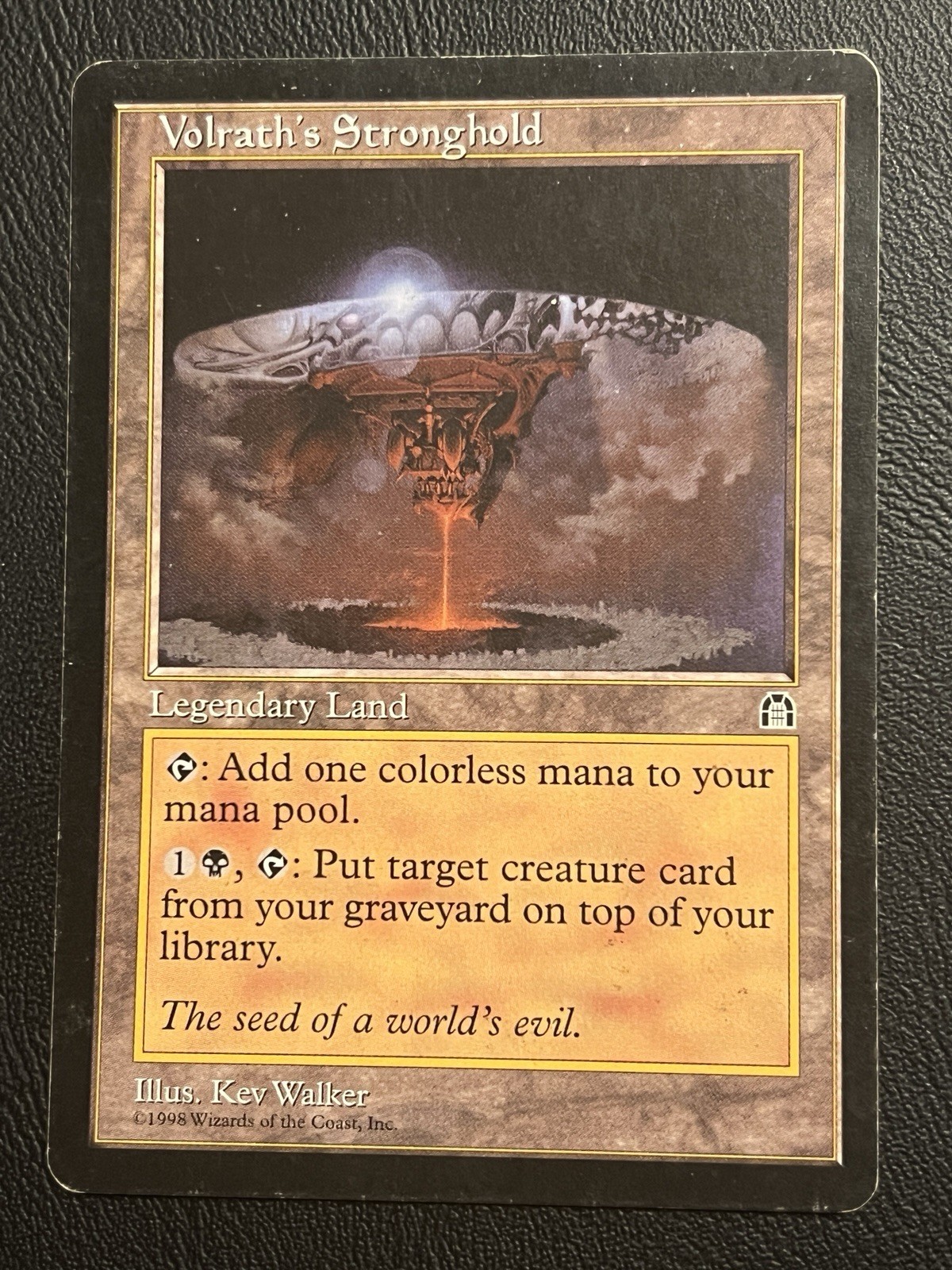 Volrath's Stronghold MTG Stronghold Lightly Played (LP) Magic the Gathering