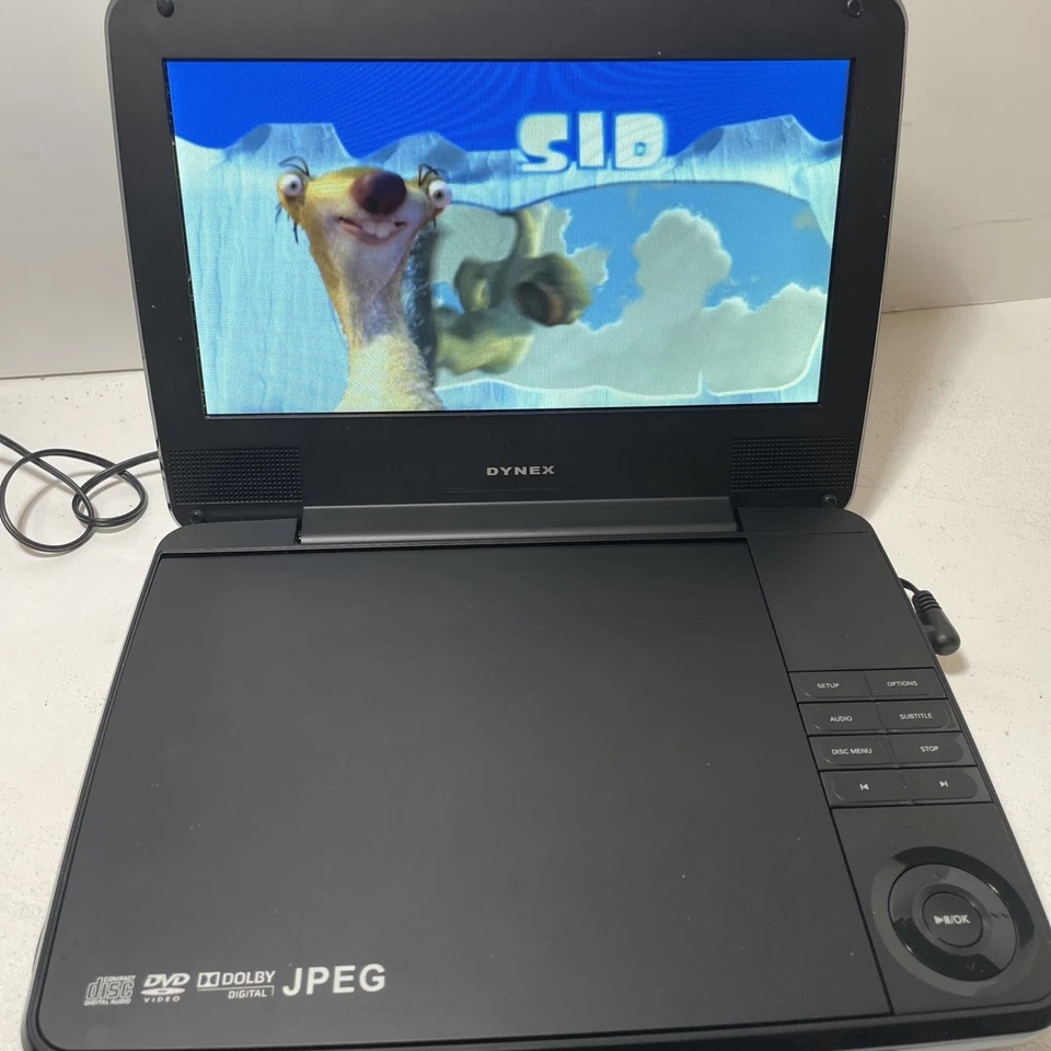 Reproductor de DVD portátil Dynex DX-P9DVD11 (9") (funciona ver video) Foto 2 de 4