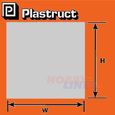 PRÄGEPLATTE 175mm x 300mm Sortiment Styrol ABS Kunststoff Polystyrol PS PLASTRUCT