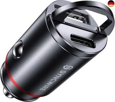 Syncwire 60W Zigarettenanzünder USB C & USB Auto Adapter [PD 3.0 & QC 