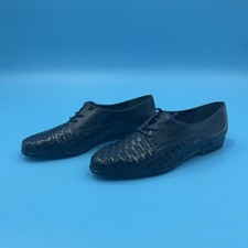New Trotters Woven Leather Oxford Flats Women's Size 9.5 N