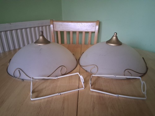 Pair Of Opaque Lamp Shades