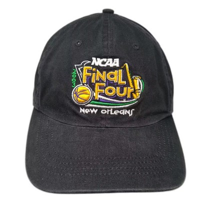 NCAA Final Four 2003 New Orleans Gear For Sports Black Cap OSFM Slideback