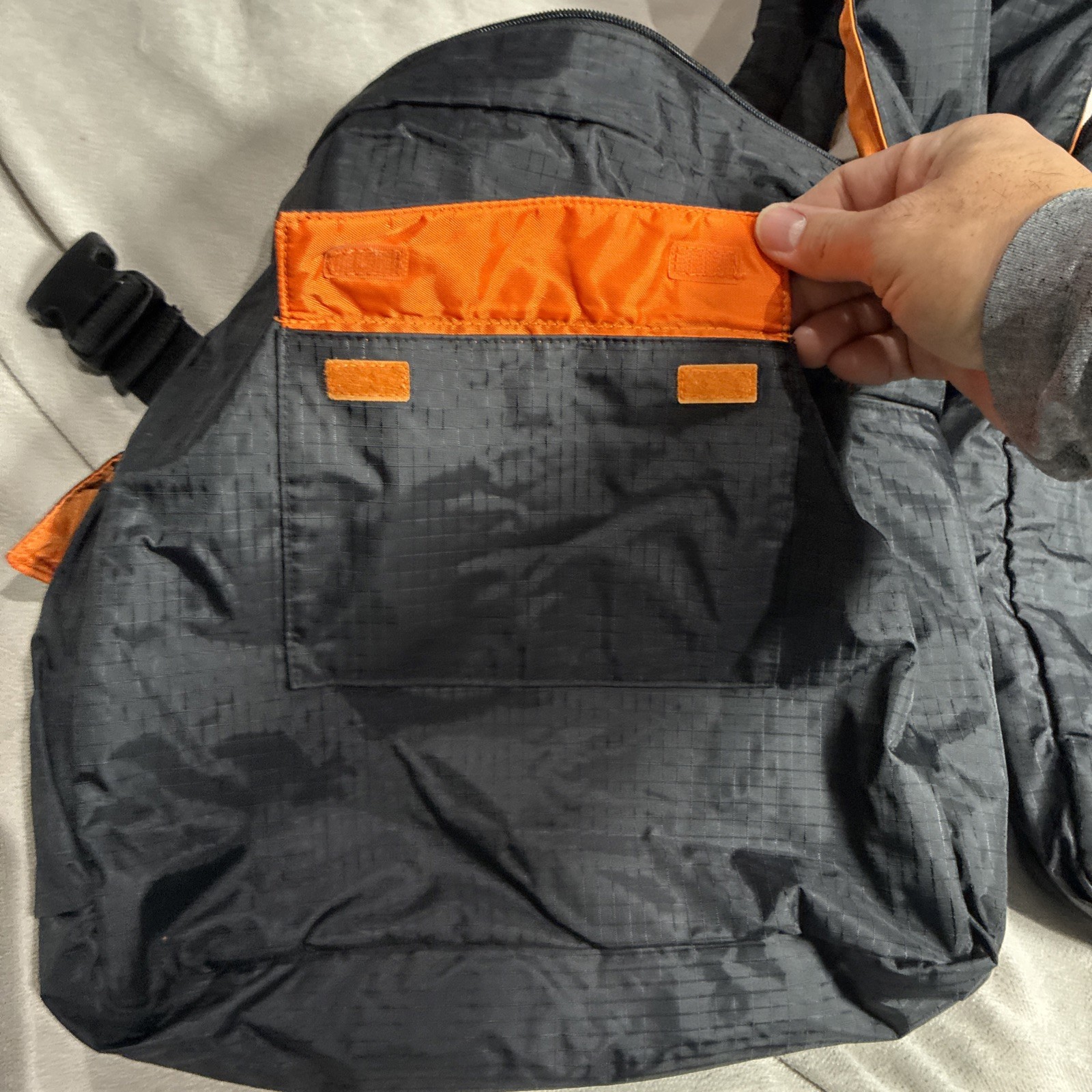 BackTPack Basic 3 Black Orange Backpack - image 4
