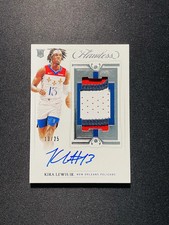 2020-21 Flawless Patch Auto RPA GU Kira Lewis Jr RC 13/25 Jersey Number XV44