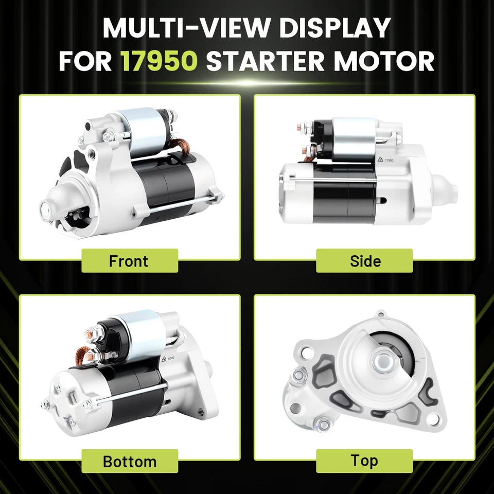 Starter Motor For 2006-2010 Dodge Dakota Durango Ram 1500 & Mitsubishi Raider - Изображение 4 из 4