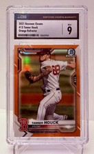2021 Bowman Chrome - Tanner Houck #13 Orange Refractor 04/25 CSG 9