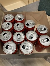 DISNEY 15 Year Anniversary 12 Empty Soda Can Lot MINNIE MOUSE Mickey Snow 80s