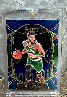 JAYSON TATUM Card PANINI GOLD GREEN HOLO FOIL SP INSERT BOSTON CELTICS JERSEY #0