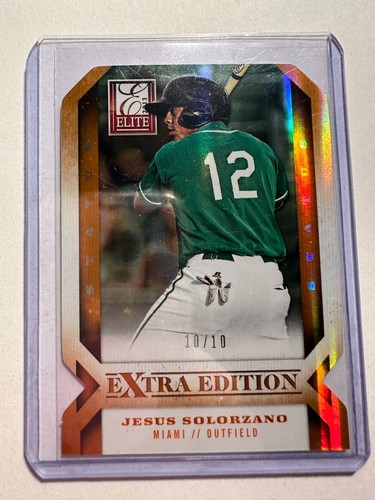 K62,551 - 2013 Elite Extra Edition Status Orange #85 Jesus Solorzano #/10 - 第 1/1 張圖片