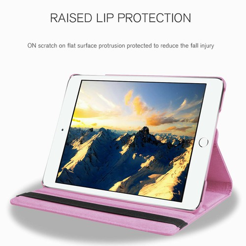For iPad 10th 9th 8th 7th 6/5th Gen Leather Smart Flip Case Rotating Stand Cover - Picture 38 of 71