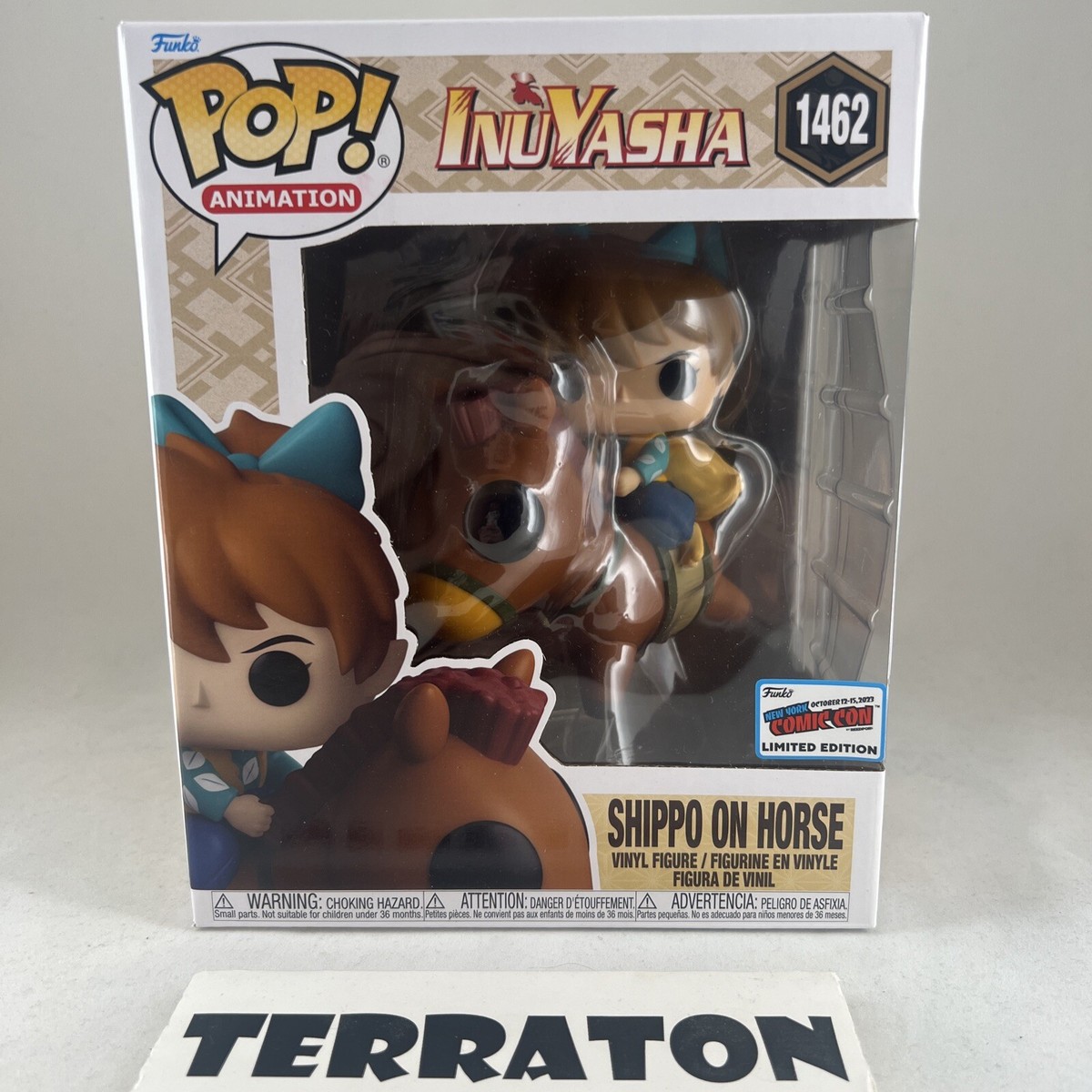 Figurine Funko POP! Animation : InuYasha - Shippo Sur Cheval #1462 (Exclusive)