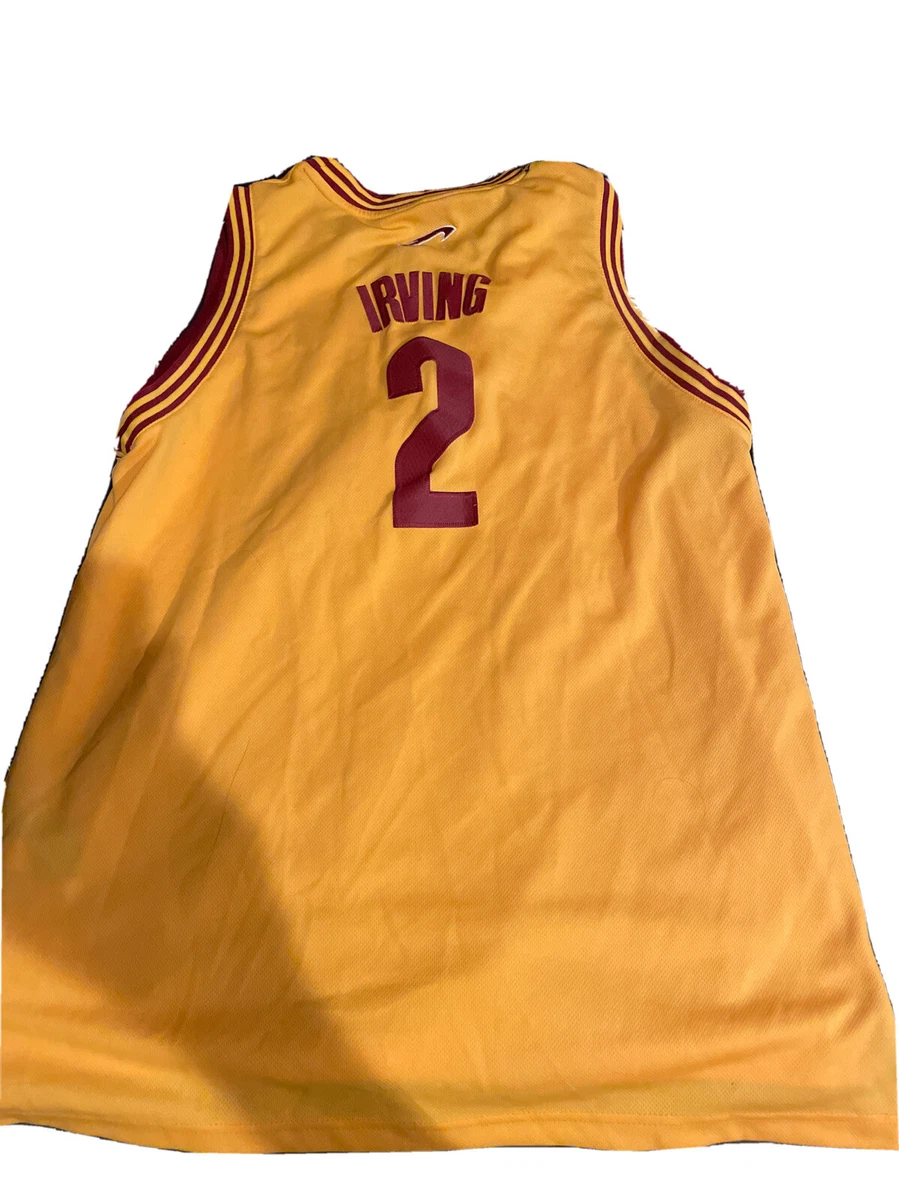 Men's Cleveland Cavaliers Kyrie Irving adidas Burgundy Player Swingman Road  Jersey