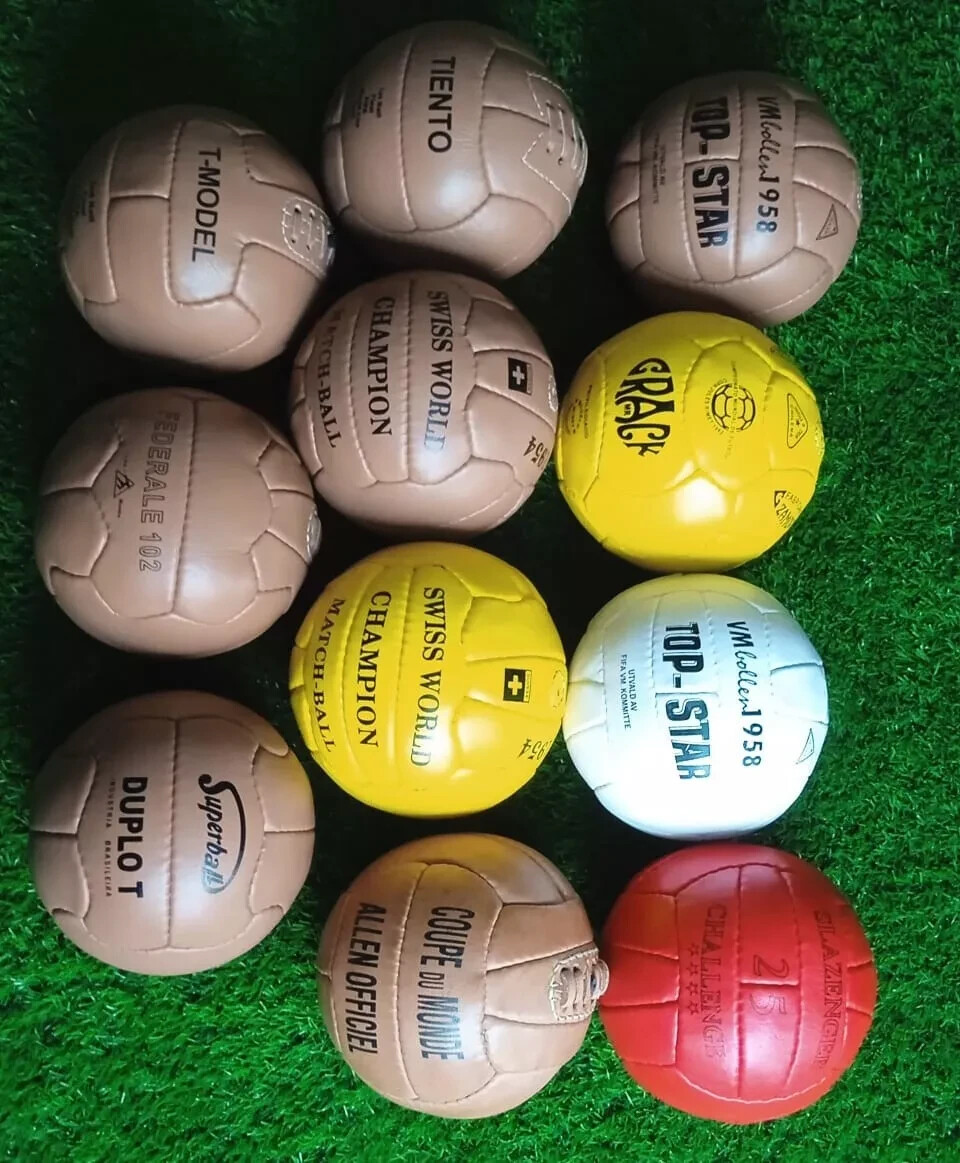 Ballon De Foot Taille 5 Cuir, Réplique Coupe Du Monde 1950, Superball, Adidas