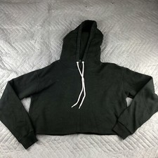 Wild Fable Hoodie Womens Small S Black Cropped Sweater Long Sleeve Pullover