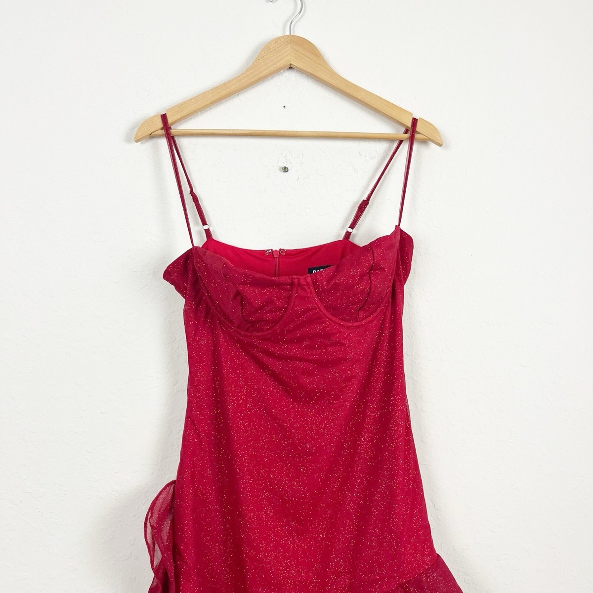 NWT Babyboo Dixie Mini Red Sparkle Dress Size XL | eBay