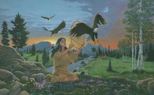 Ceramic Backsplash Tile Mural Bird Of Prey Bird Kitchen/Bathroom - Eagle Dreams