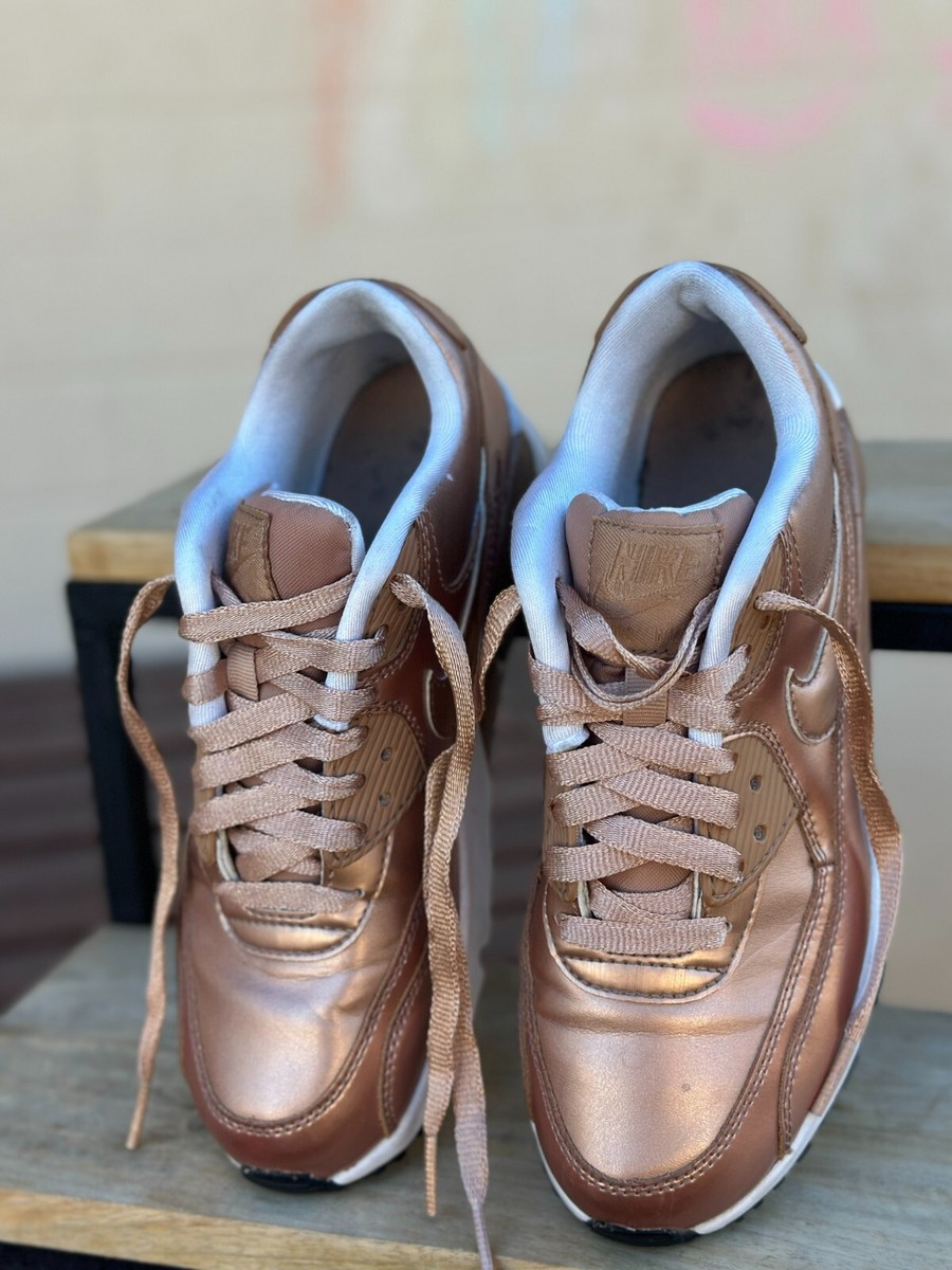 nike rose gold sneakers air max
