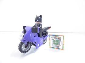 Catwoman LEGO Minifigure Lot DC Universe Batman 6858 with motorcycle