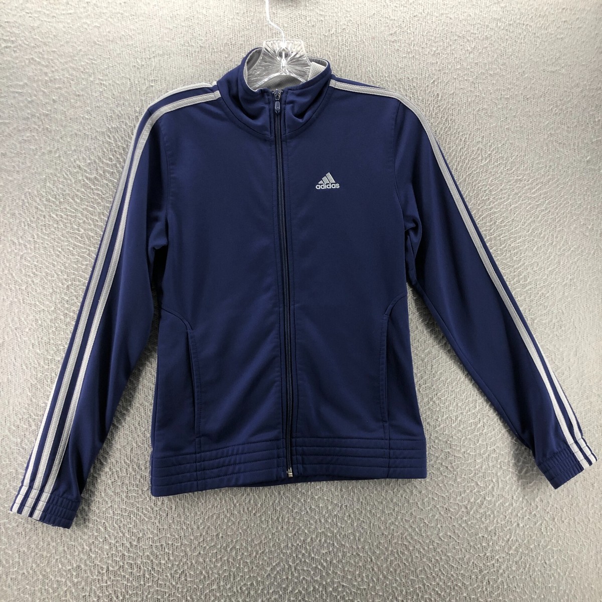 トップス adidas track jacket navy Adidas Superstar Track Jacket Navy White Full Zip 3 Stripe