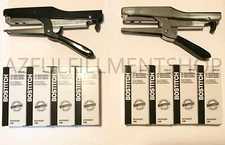 2 Bostitch P3 Staplers - (P3-IND & P3-CHROME) + 8 Boxes of SP191/4 P3 Staples