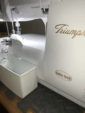 Babylock Triumph or Ovation Serger trim waste bin - custom made - in WHITE!