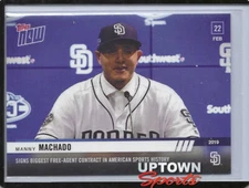 MANNY MACHADO - 2019 TOPPS NOW CARD ST-1 - SIGNS BIGGEST FREE AGENT CONTRACT