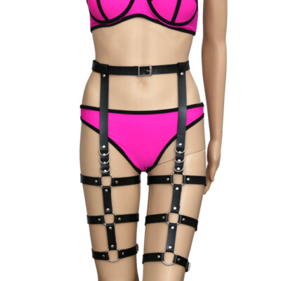 gothic garter belt Women's Waist Leg Suspender Garter Belt Goth Accessories – Everything Skull  Clothing Merchandise and Accessories