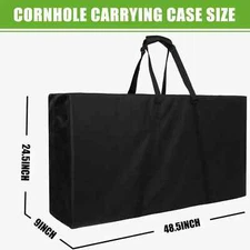 SALE!!! Premium Cornhole Carrying Case Weatherproof Bag 48.5' x 24.5' x 9"