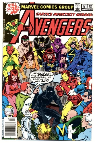 AVENGERS #181 F/VF, John Byrne art, 1st Scott Lang, Marvel Comics 1979
