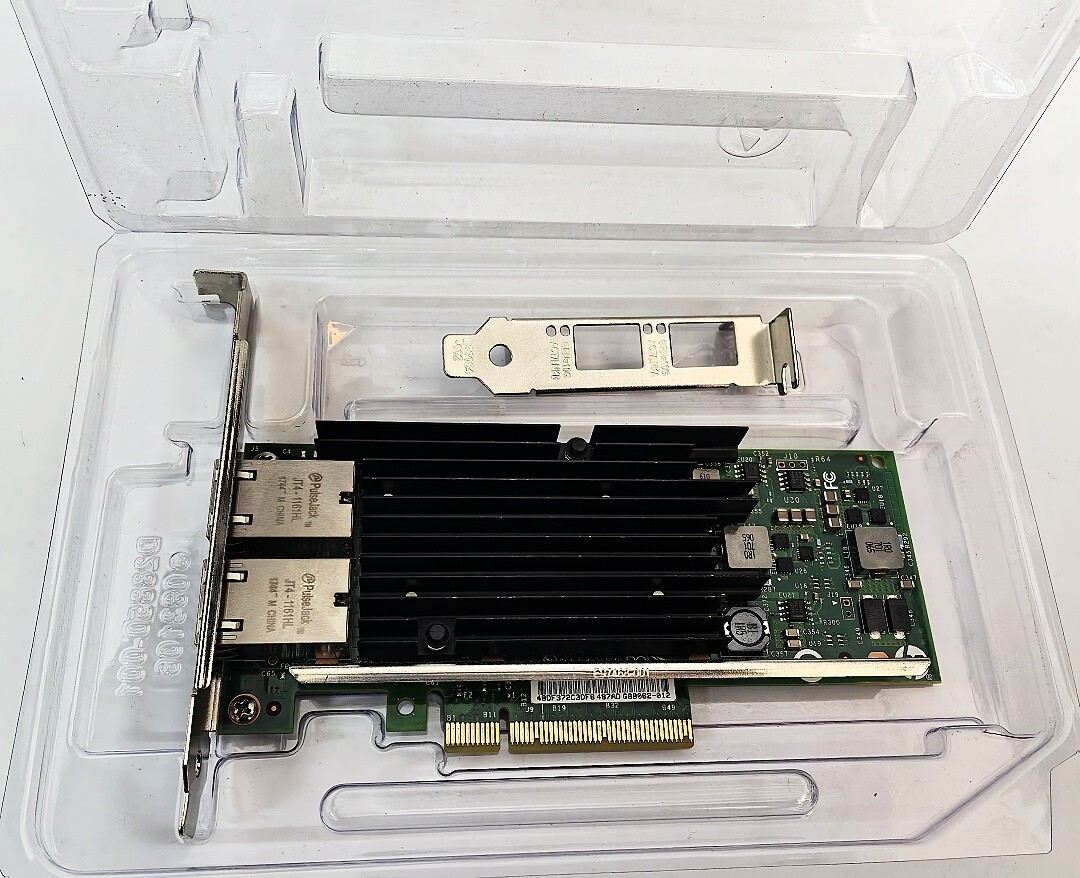 HP 561T Dual Port RJ-45 10GB NIC PCIe X8 Network Card 716589-001 717708-001 US E