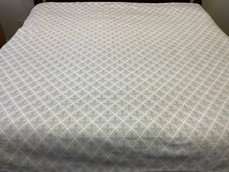Garnet Hill Gray Flannel Duvet Cover King - Image 3 of 4