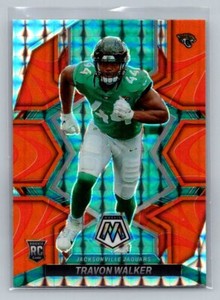 2022 Panini Mosaic Reactive Orange Travon Walker #333 Jacksonville Jaguars