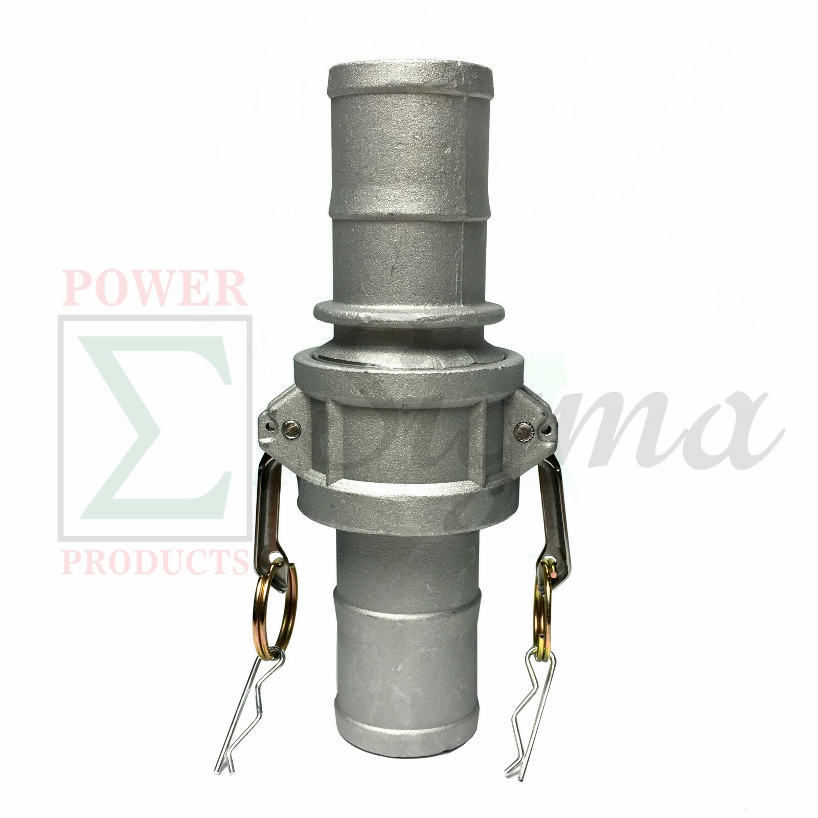 Adaptateur & Pince Coupleur Camlock Barbe Aluminium Sigma E200 200C - Mâle/Femelle, Pour Raccord Rapide